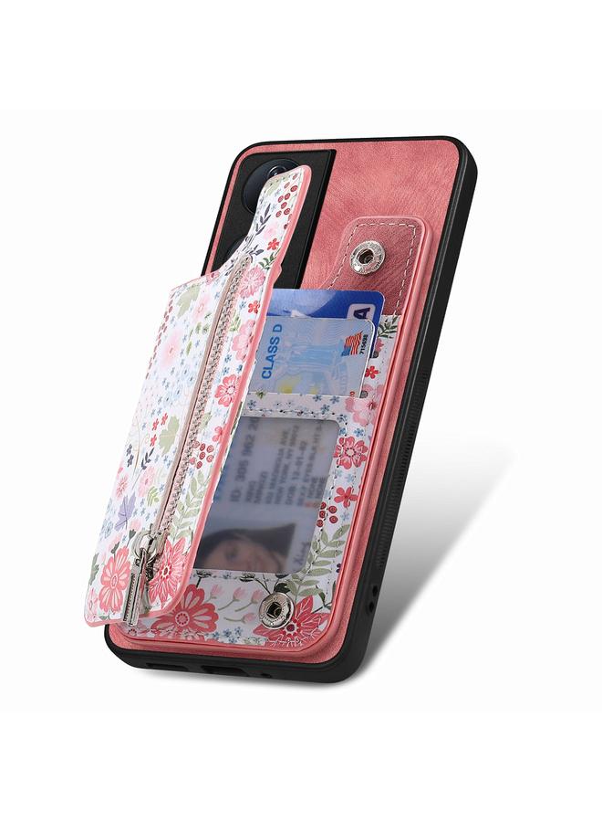 Green Tiger Case For Honor 50 Retro Painted Zipper Wallet Back Phone Case - Image 2