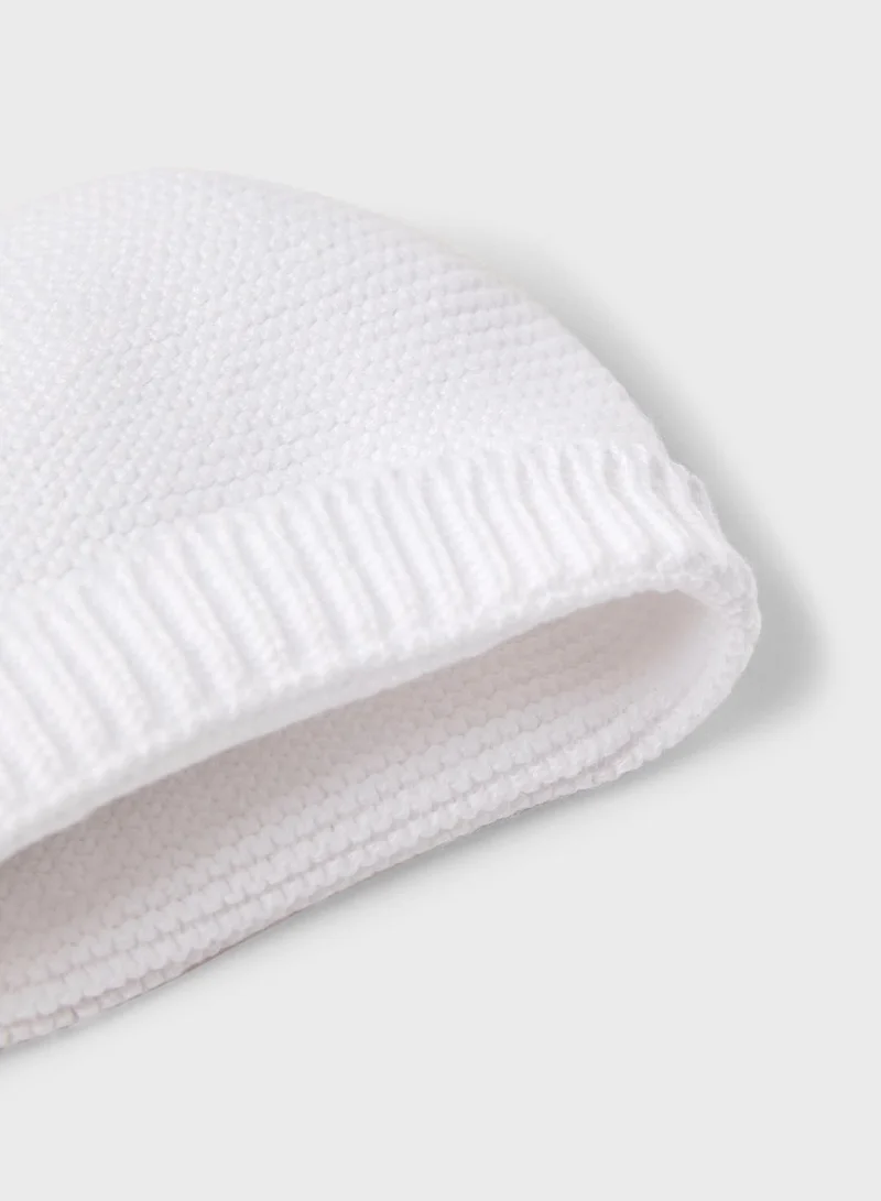 Zippy Infant Knitted Beanie & Mitten Set
