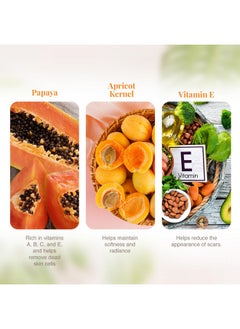 VLCC Papaya & Apricot Face Scrub - 80G | Gentle Scrub To Remove Dead Skin, Dirt. Reduces Dark Spots. Lightens Skin Tone. Mild Exfoliating Scrub | Sensitive Skin Scrub | Remove Blackheads & Whiteheads.  - Image 5
