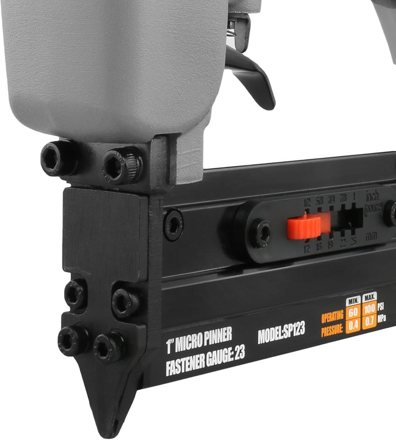 NuMax SP123 Pneumatic 23-Gauge 1" Micro Pin Nailer - Image 4