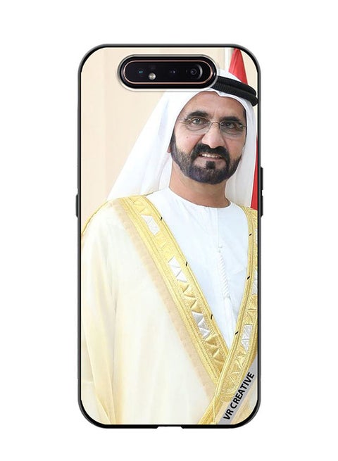 Protective Case Cover For Samsung Galaxy A80 Sheikh Mohammed Bin Rashid Al Maktoum Design Multicolour