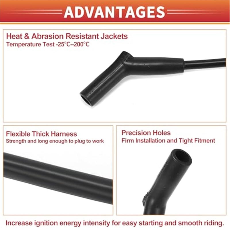 Vuzmode Ignition Coil Wires for Ford Explorer 1997-2000 - Image 2