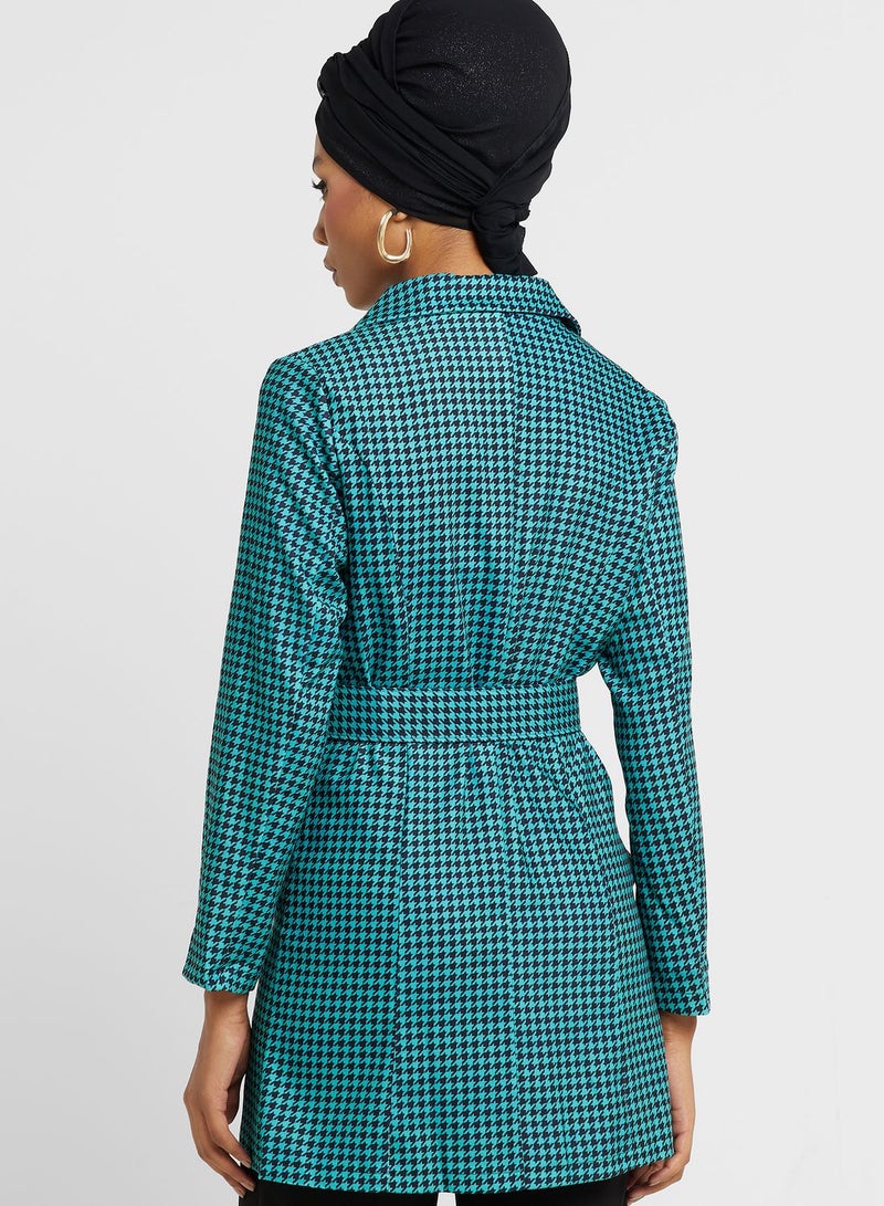 Khizana Double Breasted Lapel Coat  - Image 2