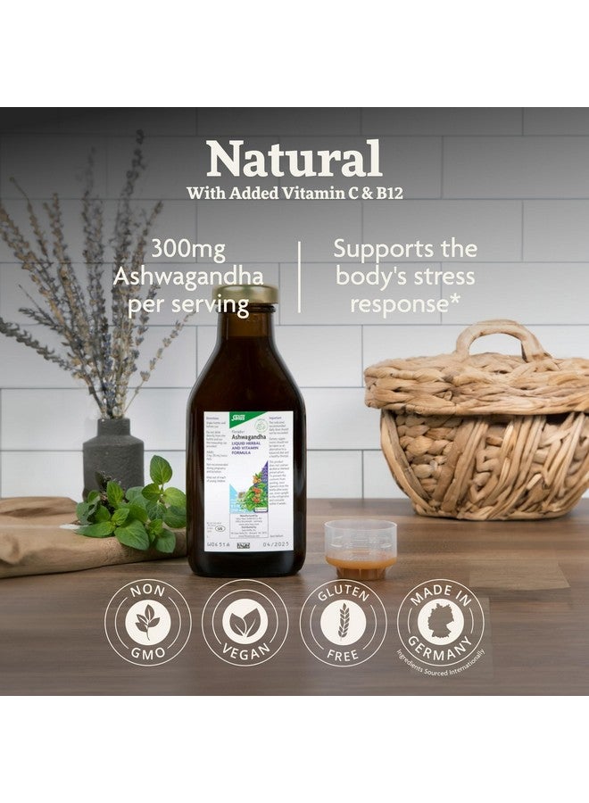 Floradix فلوراديكس أشواغاندا سائل عشبي وصيغة فيتامين - مكمل عشبي مع مستخلص أشواغاندا، فيتامين C، فيتامين B12 والمزيد - صيغة دعم الإجهاد* - نباتي وغير معدل وراثيًا - 8.5 أونصة سائلة - Image 3