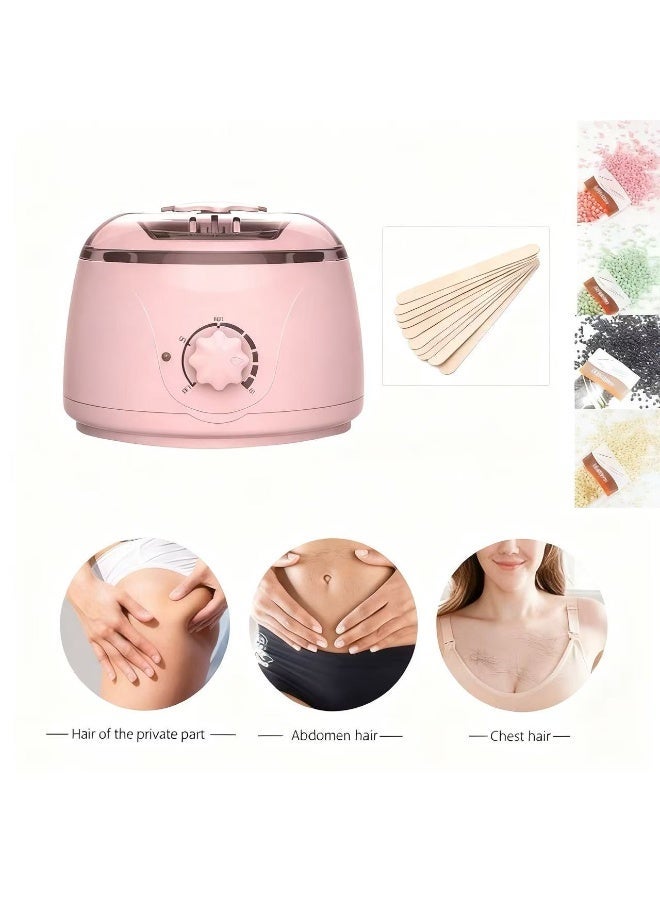 سخان لإزالة الشعر بالشمع وعاء غمس آلة إذابة شمع إزالة الشعر سخان شمع للجسم SPA Cera Paraffin Depilatory Epilator - Image 5