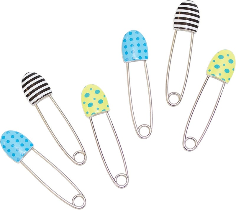 Sassy Decorative Diaper Pins 6 Count - Image 1
