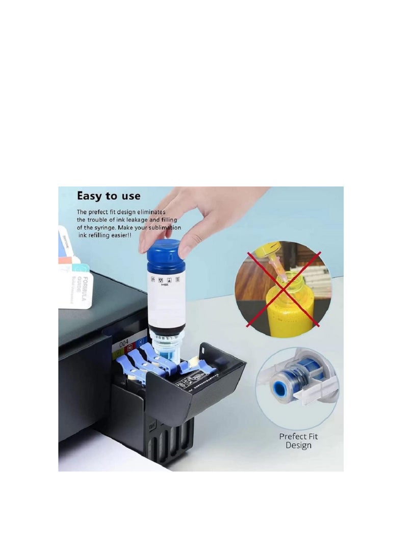 Terabyte BT6000 BT5000 Ink for Brother Ink Tank 4-Color (Black Cyan Magenta Yellow) Printers Refill for DCP - T300 T500W T700W T310 T510W T710W MFC - T800W T810W T910W T4500DW - Image 2