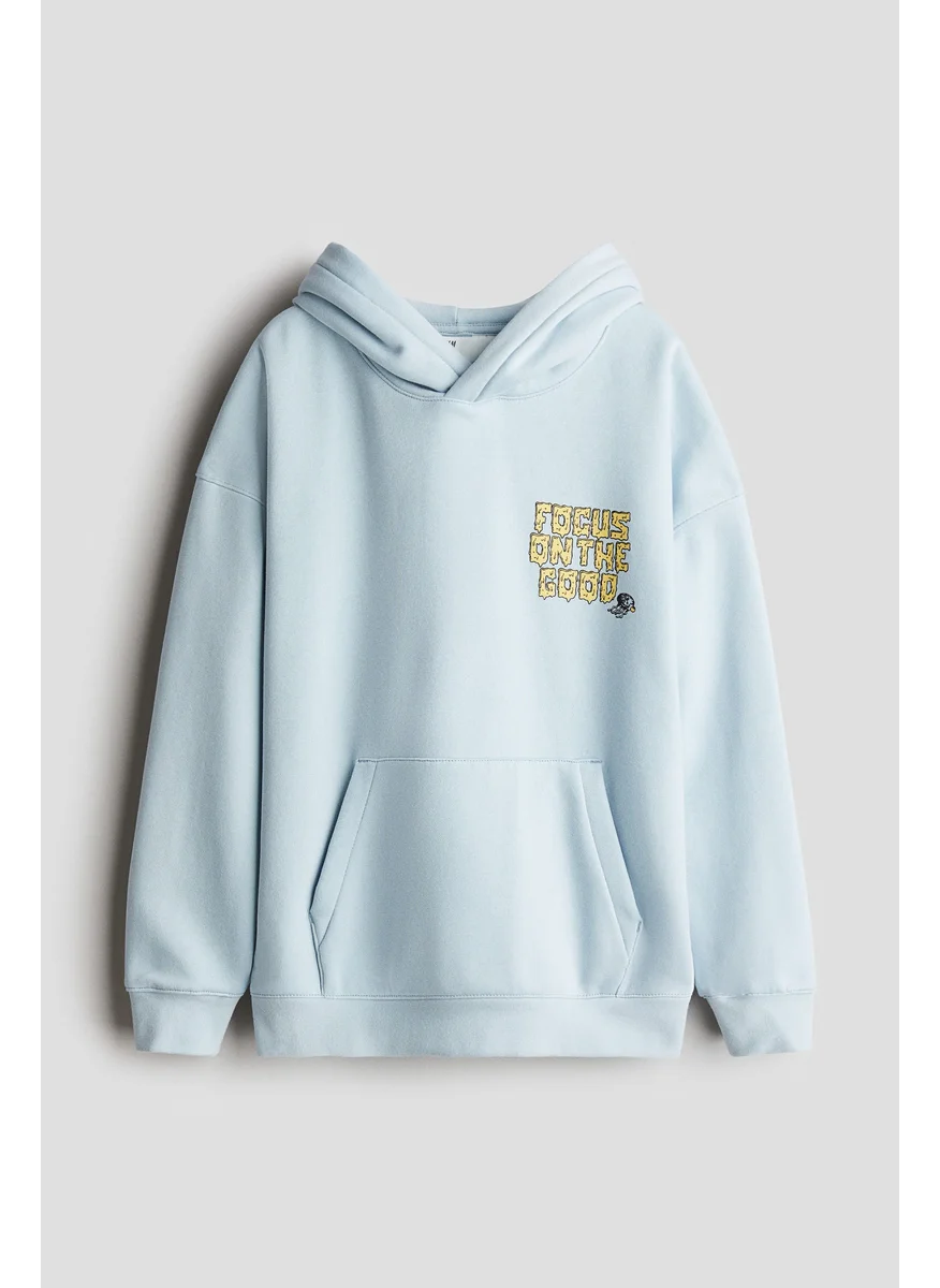 H&M Motif-Detail Hoodie