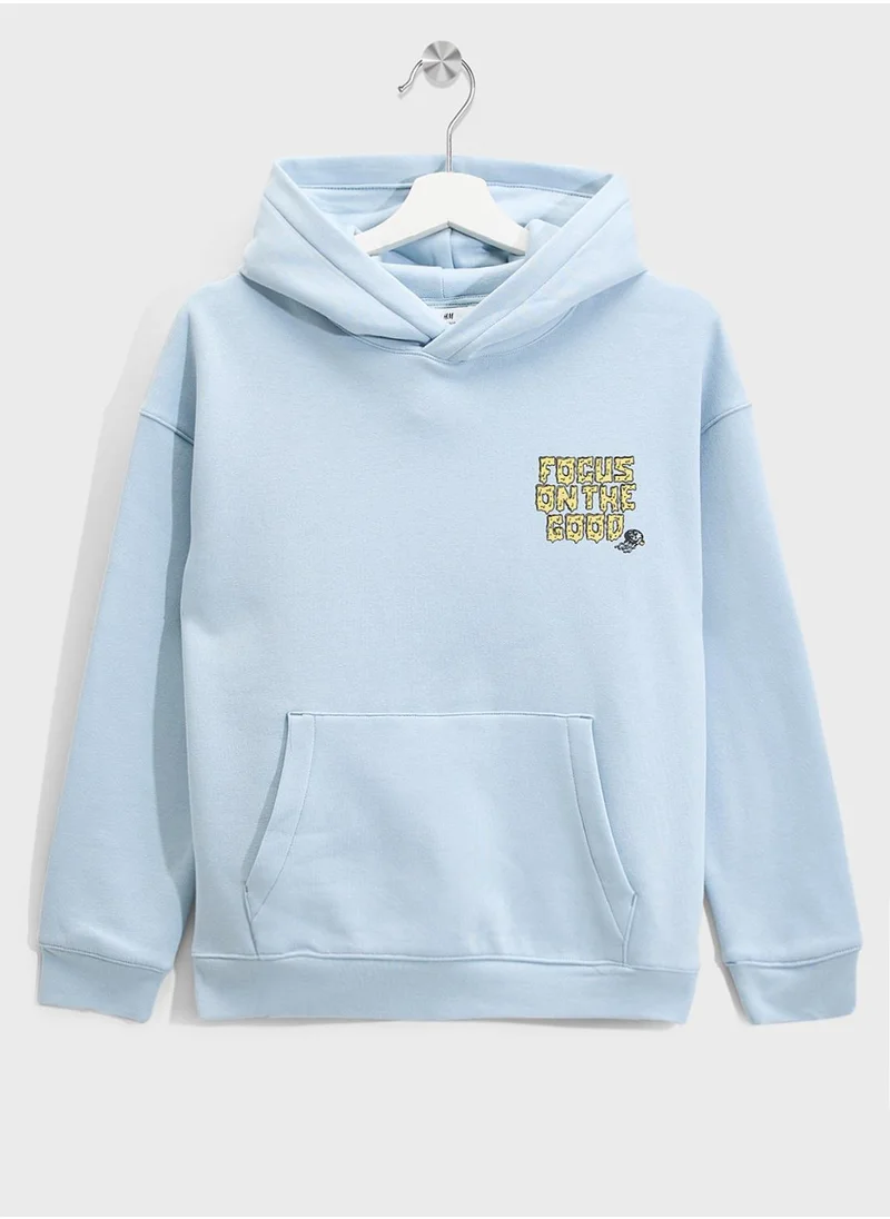 H&M Motif-Detail Hoodie