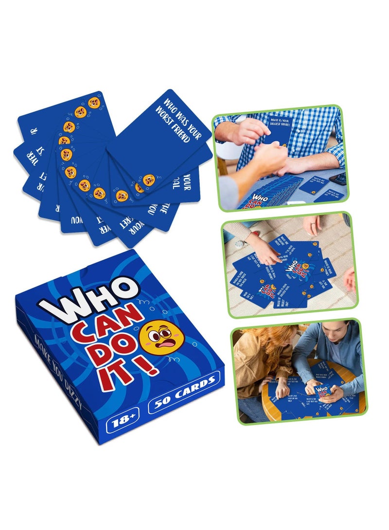 Table Family Party Entertainment, Party Games Who Can Do It, Compete with Your Friends to Win These Challenges - Image 1