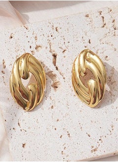 Golden Stainless Steel Earring - pzsku/Z4384F423ED0F373BDFA9Z/45/_/1737287502/d6b31c9a-51f7-4be0-a312-2da4aee1568e