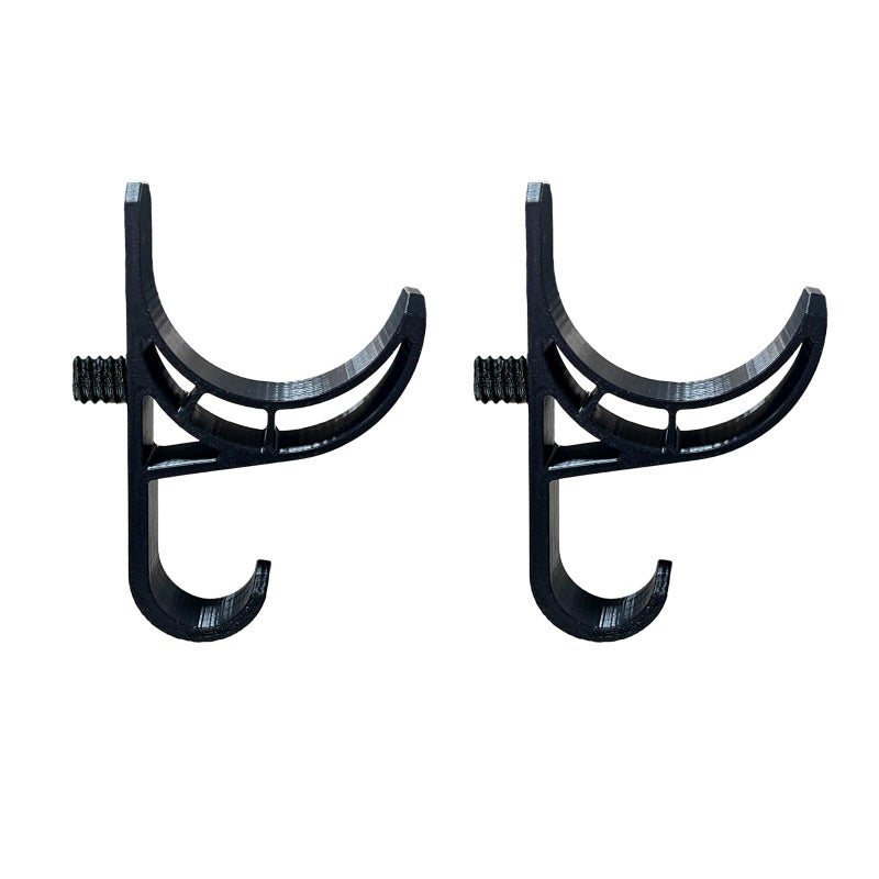 spansee JType Double Hook Compatible with Suncast Shed Storage Shed Hooks Compatible with Suncast Storage Shed Tool Hanging Organizer Compatible with Craftsman Shed 2 Pack - Image 2