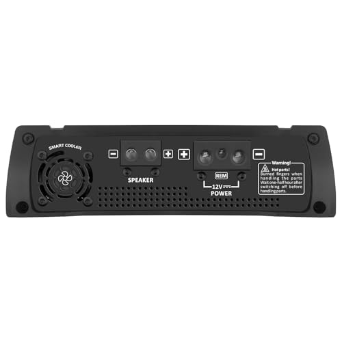 Taramp's Taramps HD 3000 1 Ohm Black RGB 1 Channel Amplifier 3000 Watts RMS Digital, 108 RGB Effects, Crossover, Low/High Pass, Bass Boost, Car Audio System, Monoblock Full Range, LED Monitor Indicator, HD 3k - Image 4