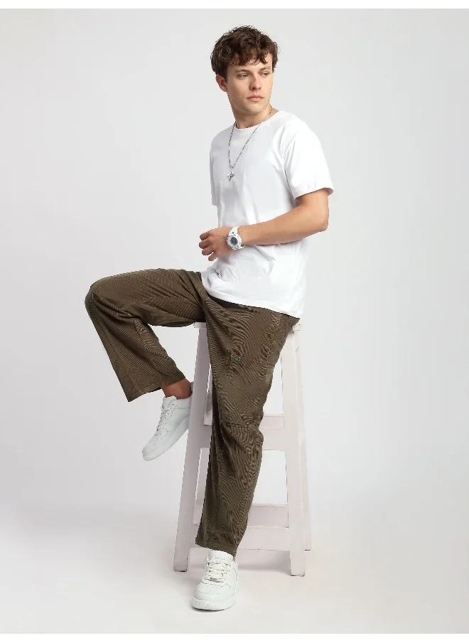 بيونغ Brown Corduroy Cargo Pants