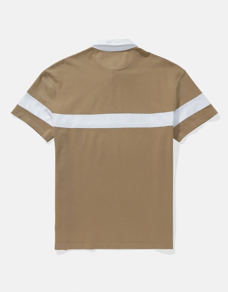 American Eagle  AE Logo Rugby Polo Shirt for Men | Best Price UAE