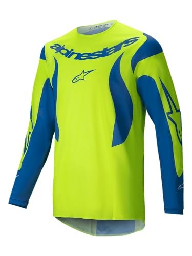 Alpinestars 2025 Fluid Haul Jersey M Yellow FluoBlue - Image 1