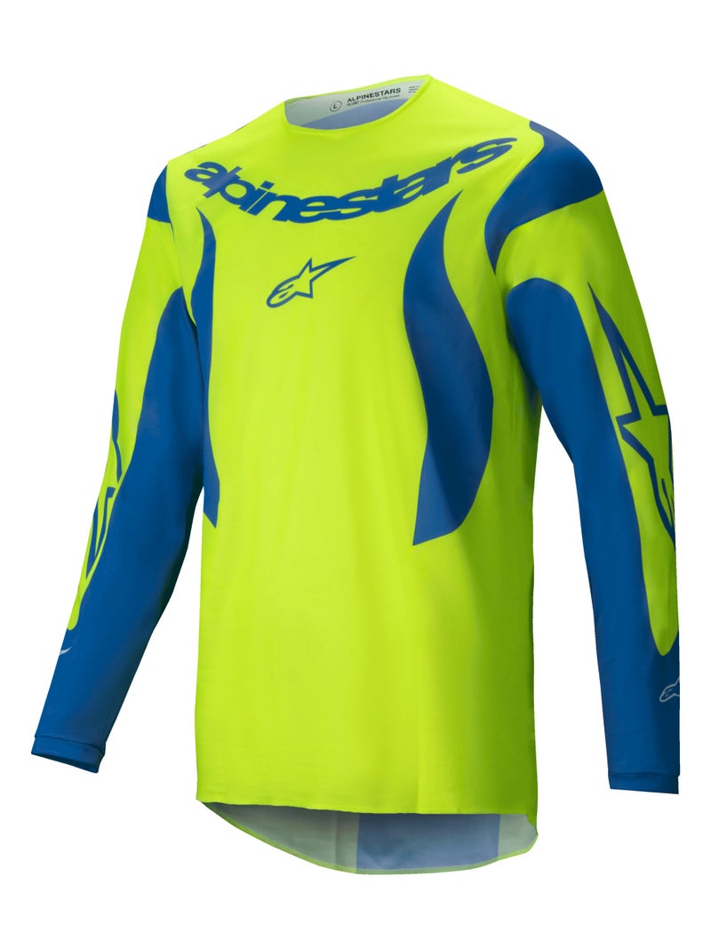 Alpinestars 2025 Fluid Haul Jersey M Yellow FluoBlue - Image 2
