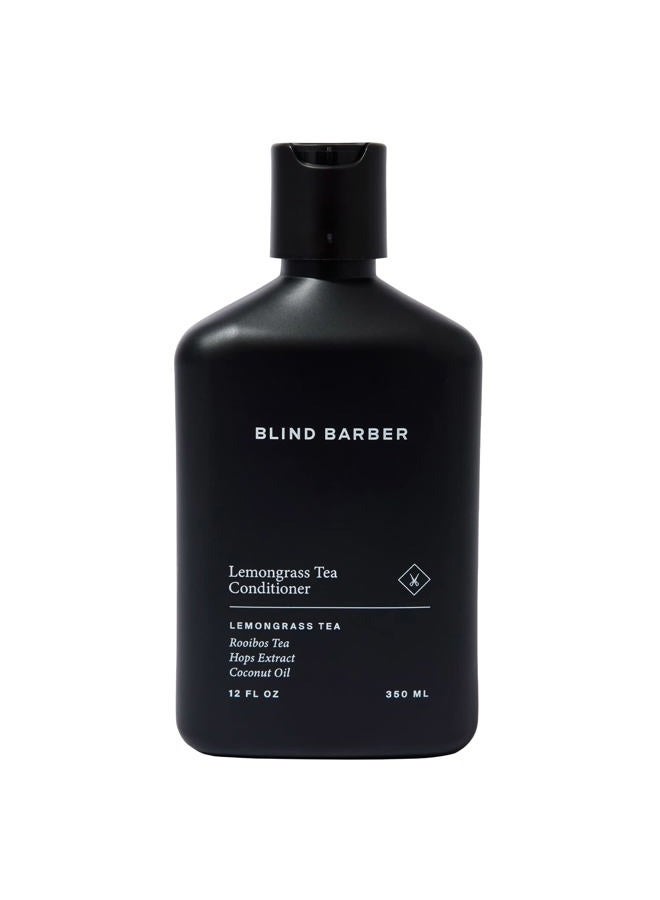 Blind Barber Lemongrass Tea Conditioner - Daily Sulfate-Free Conditioner for Men - Adds Body & Shine, Prevents Tangling - Revitalizing Lemongrass Scent - Paraben & Cruelty-Free (12oz / 350ml) - Image 1