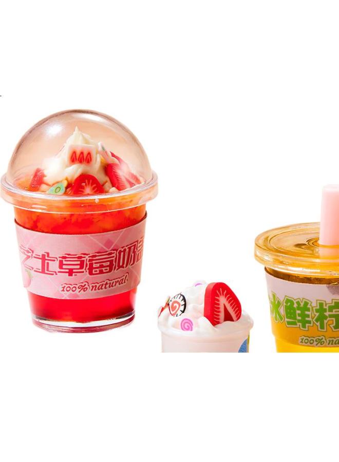 Dimoarch Children'S Pretend Play Homemade Milk Tea Cup Set Diy Handmade Creative Making Boys Girls Birthday Christmas Gift - Image 3