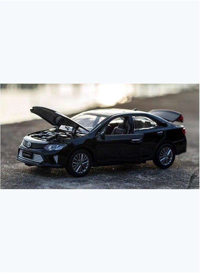 Scale car Model,1:32 ​for Toyota Camry,Children Metal Toys Pull Back Wheels Flashing Machinery for Kids,Diecast Model Car(Black) - Image 4