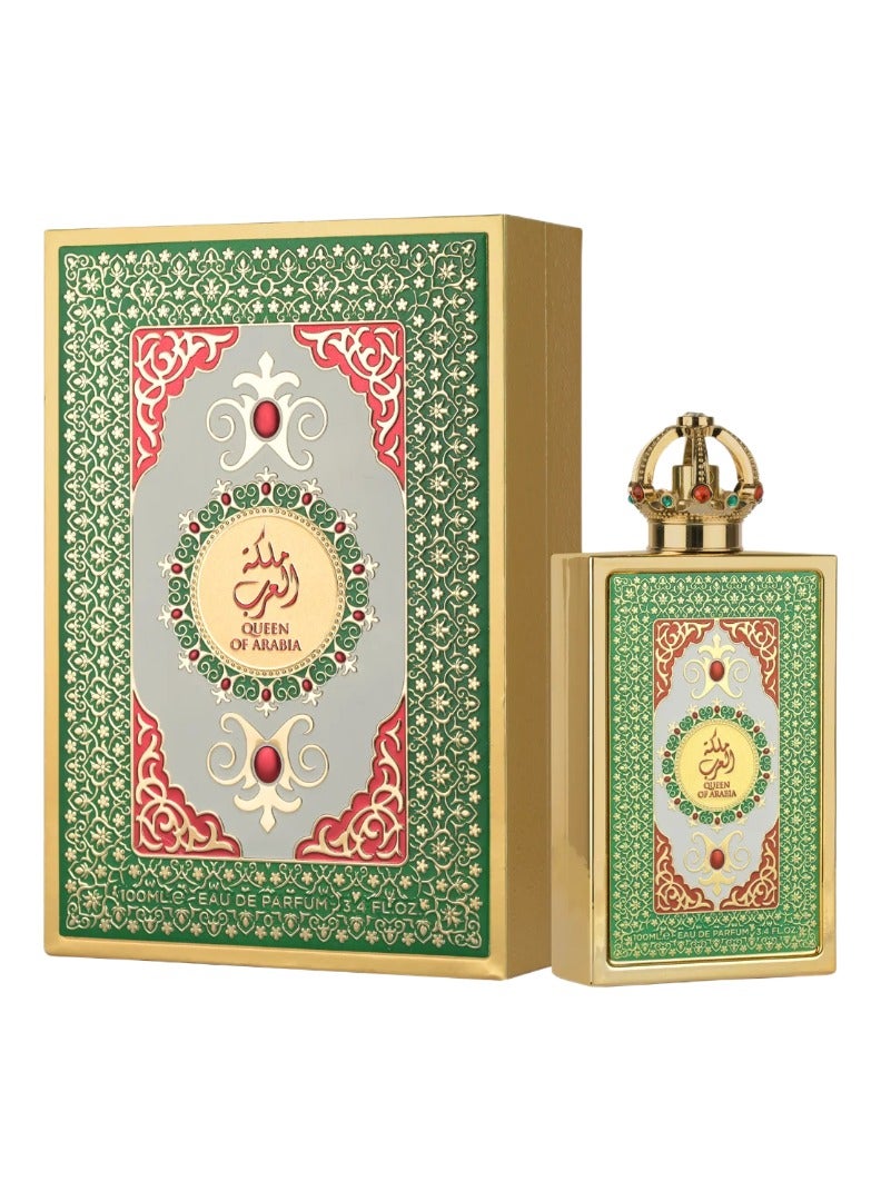لطافة عطر كوين أوف أرابيا أو دو برفيوم للنساء من لطافة برايد- 100 مل | عطر فاخر للنساء - Image 1