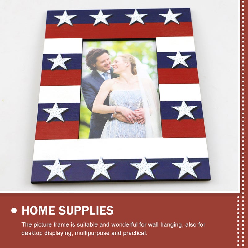 Independence Day Themed Photo Frame Home Decorative Photo Holder Home Decor - Image 5