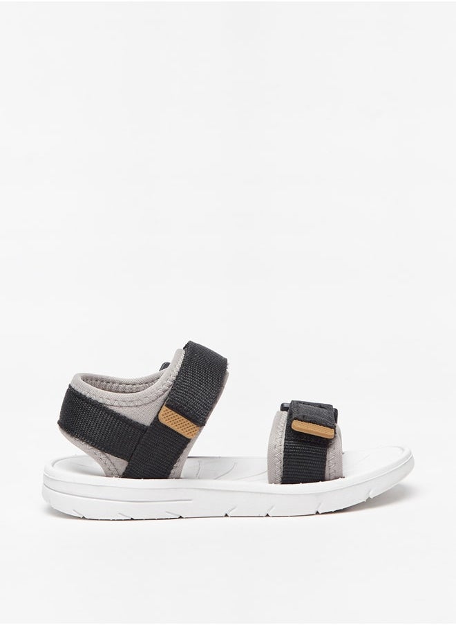 LBL by Shoexpress - Boys Textured Sandals with Hook and Loop Closure - Image 1