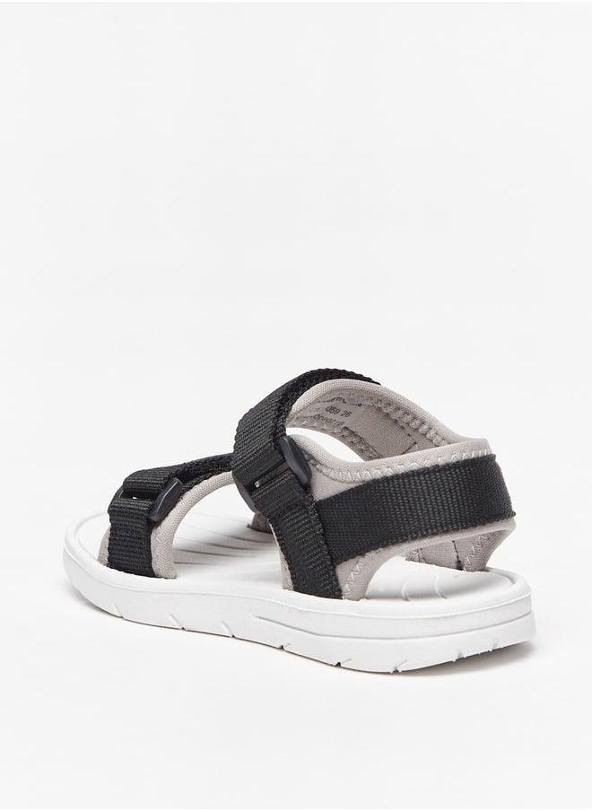 LBL by Shoexpress - Boys Textured Sandals with Hook and Loop Closure - Image 1
