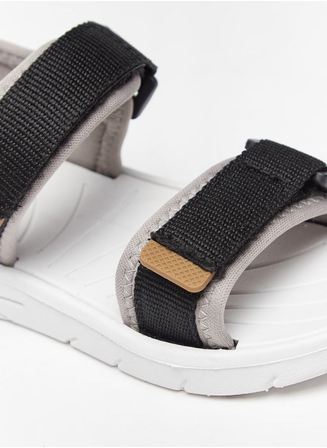 LBL by Shoexpress - Boys Textured Sandals with Hook and Loop Closure - Image 1