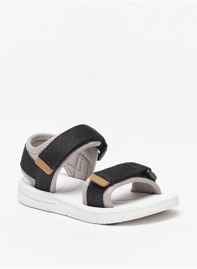 LBL by Shoexpress - Boys Textured Sandals with Hook and Loop Closure - Image 1