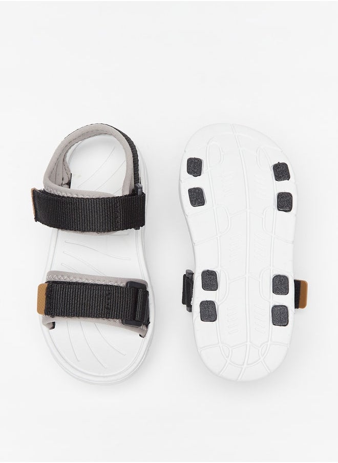 LBL by Shoexpress - Boys Textured Sandals with Hook and Loop Closure - Image 1