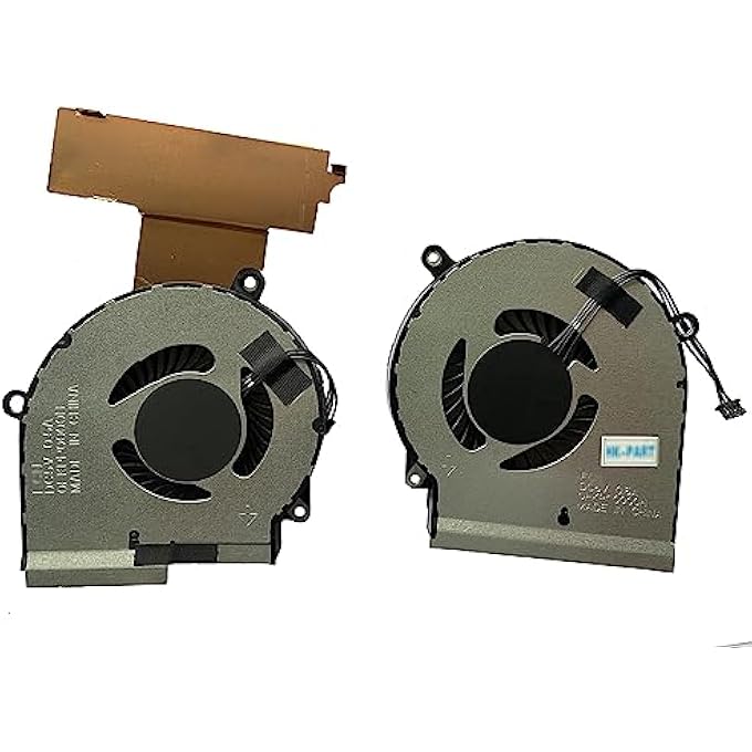 REPLACEMENT FAN FOR HP OMEN 15-DC CPU GPU COOLING FAN SET L30203-001 L30204-001 - Image 2