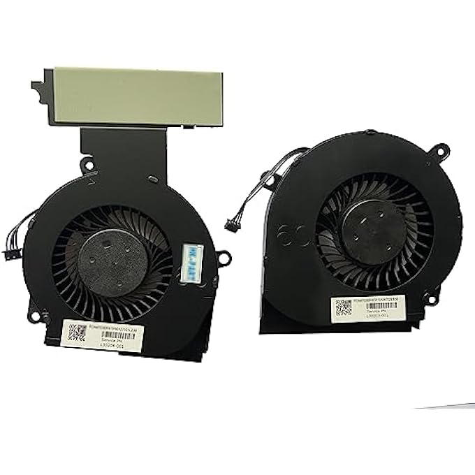 REPLACEMENT FAN FOR HP OMEN 15-DC CPU GPU COOLING FAN SET L30203-001 L30204-001 - Image 1