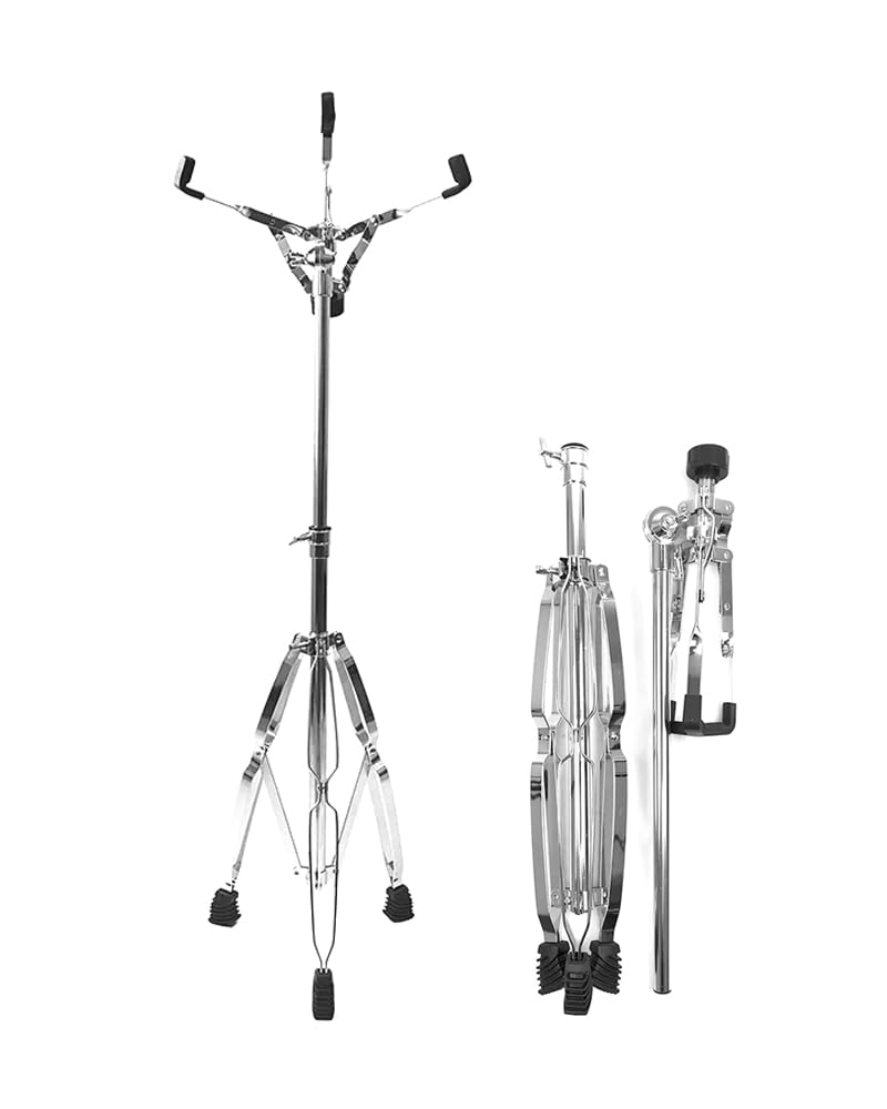 Softline Pro Concert Snare Drum Stand Extended Height Double Braced Tripod Stand Adjustable Fit For 10"-14" Dia Drums Height Range 77-110cm (SP SS-LEH) - Image 1