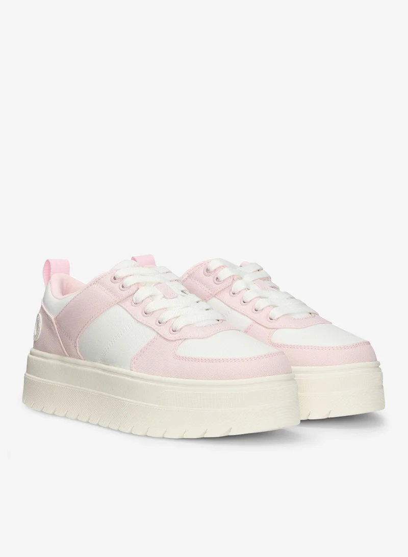HUGO Platform trainers with colour-blocking and statement branding