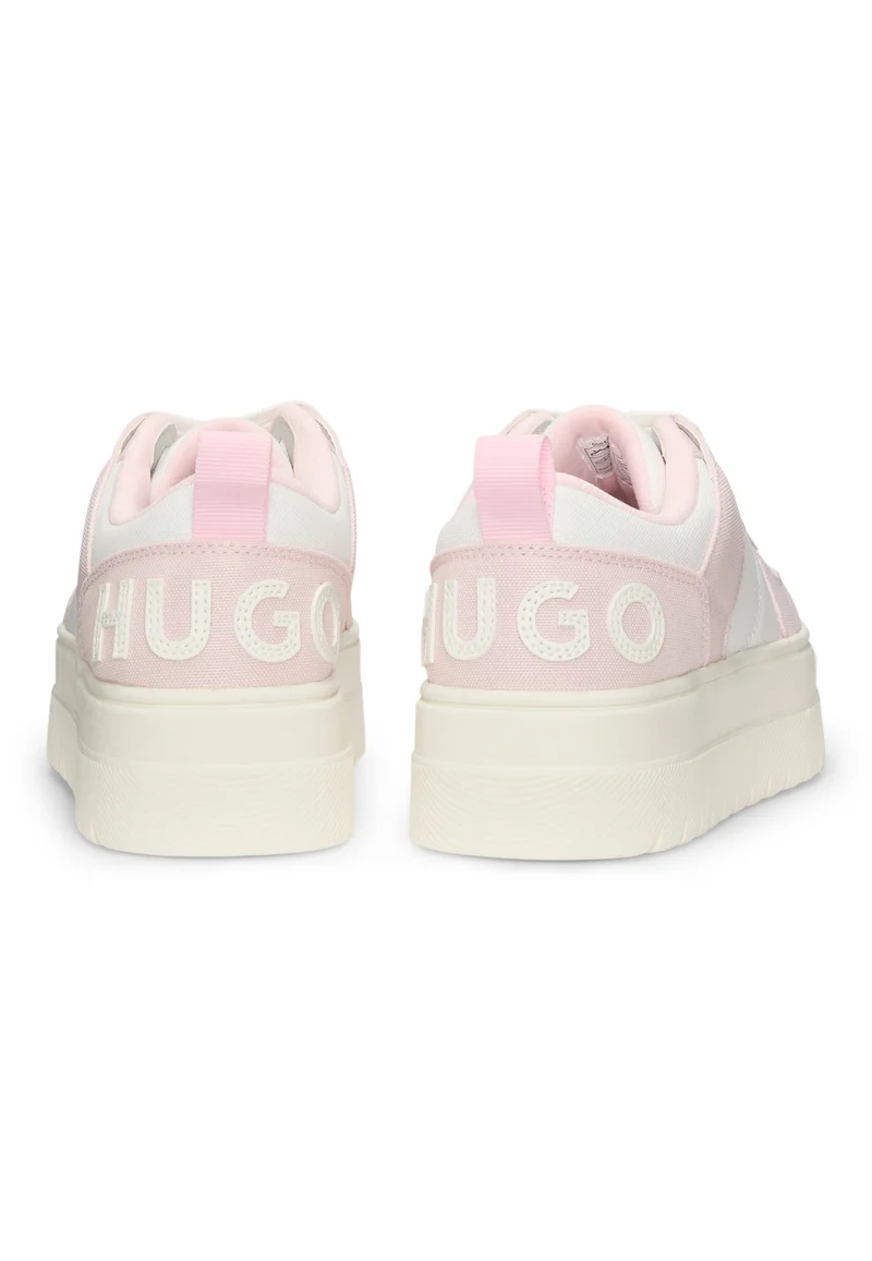 HUGO Platform trainers with colour-blocking and statement branding