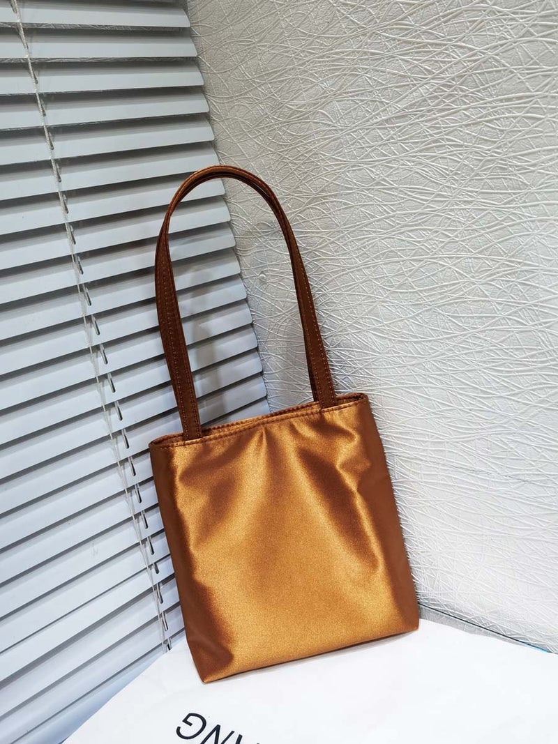 Bags For Women Niche Retro Satin Color Matching Women'S Bag Checkerboard Armpit Handbag Mini Small Square Bag - Image 4