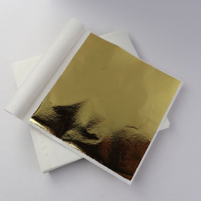 High-Quality 9Cm Taiwanese Imitation Gold Foil Direct From The Manufacturer, For Decoration, Ceiling, Nail Art, Crystal Mud, Multi-Color Gold Foil Paper - Image 1