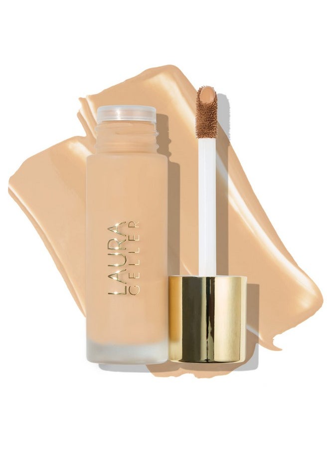 LAURA GELLER NEW YORK LAURA GELLER Double Take Liquid Foundation | Medium to Full Coverage, Natural Matte Finish, Medium  - Image 1