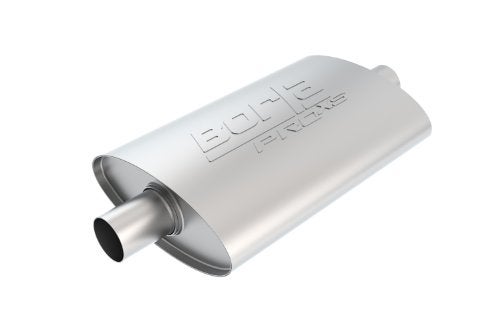 BORLA 40363 ProXS ProXS Muffler 2.25" Center Inlet/ 2.25" Center Outlet, 4" x 9.5" Oval, 14" Long Body, 19" Overall Length. Universal Part. Reversible Design. - Image 4