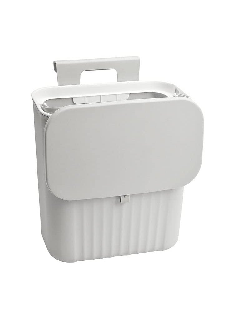 Achyut Achyut Trash Can Dustbin Rectangular Plastic Wastebasket Modern Garbage Container Bin for Bathrooms Powder Rooms Kitchens Living Room Home Offices Hanging Trash Can Garbage Bin  - Image 1