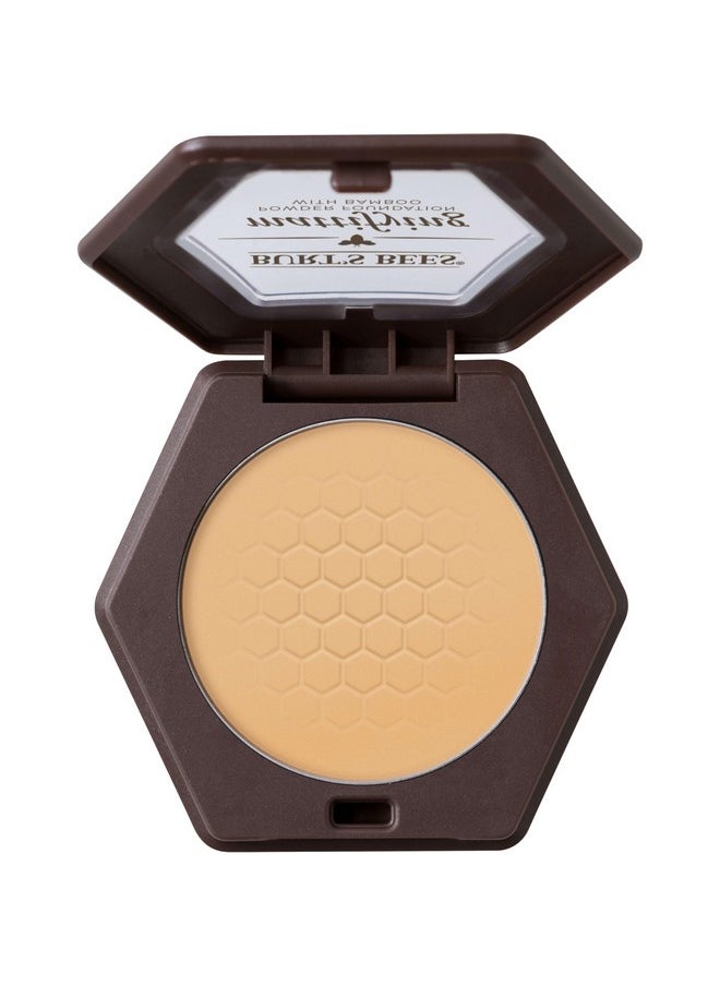 Burts Bees Burts Bees 100% Natural Origin Mattifying Powder Foundation, Sand, 0.3 Ounce, Packaging May Vary  - Image 1