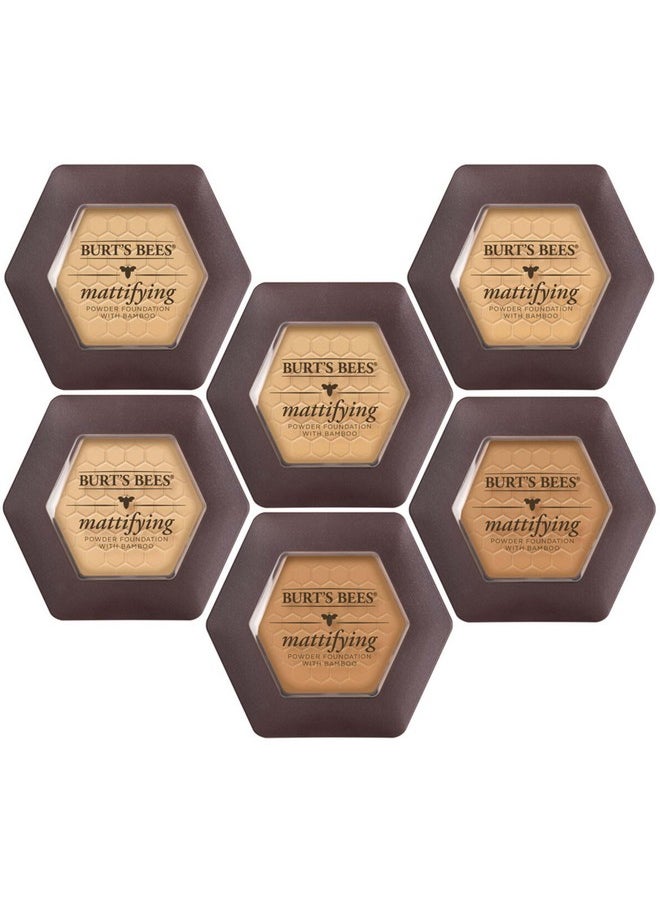 Burts Bees Burts Bees 100% Natural Origin Mattifying Powder Foundation, Sand, 0.3 Ounce, Packaging May Vary  - Image 2
