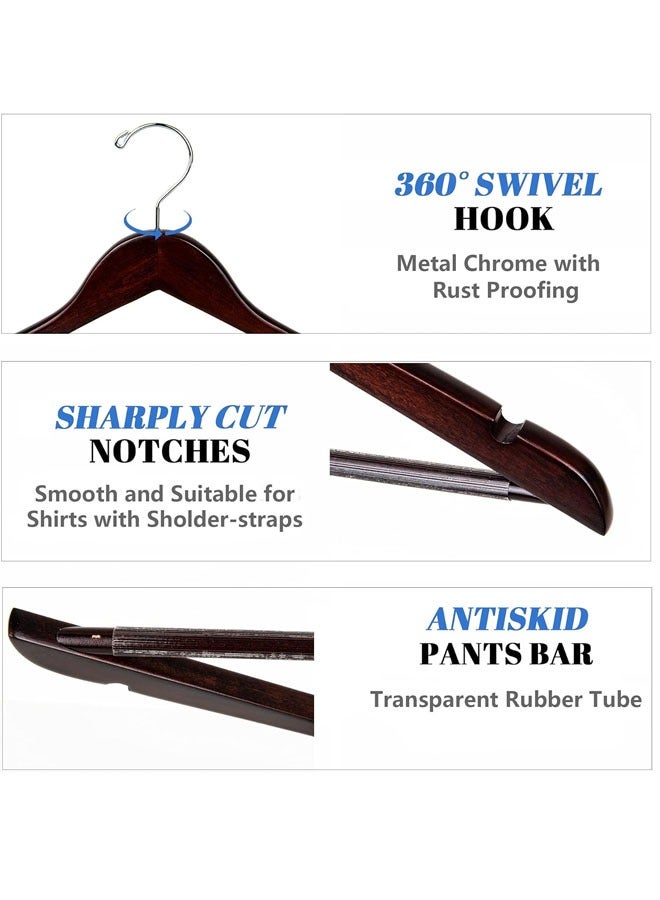 عبوة من 5 شماعات خشبية غير قابلة للانزلاق للأطفال - Image 5