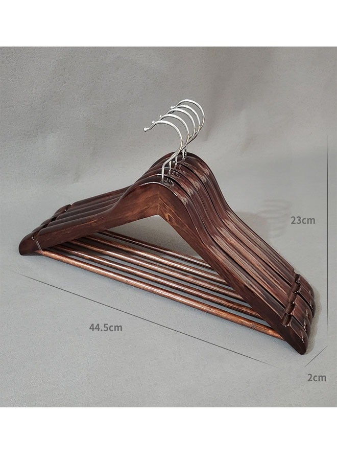 عبوة من 5 شماعات خشبية غير قابلة للانزلاق للأطفال - Image 2