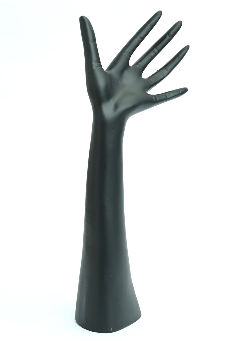Generic - Jewellery Display Holder For Bracelet, Watch Stand, Earrings Display, Black Jewellery Stand Resin Female Hand Mannequin Hand Necklace Display Holder Stand Bracelet Ring Gloves Display Organizer Stand - Image 1