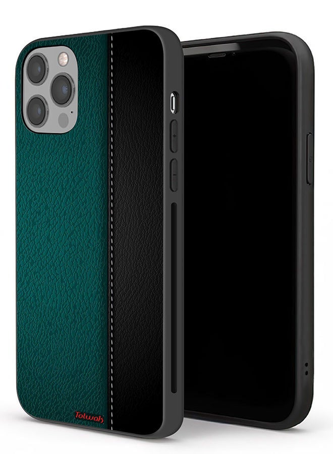 Tolwak Apple iPhone 12 Pro Max Protective Case Leather Pattern - Image 1