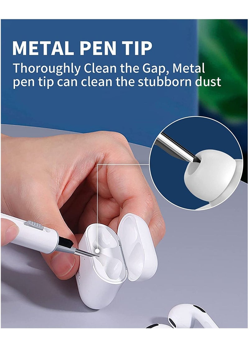 Contex Cleaner Kit for Airpods 3 in 1 Multi-Function Cleaning Pen for AirPods Pro, Portable Cleaning Tools Compatible with Lego Huawei Samsung MI Earbuds and Other Earphones - Image 2