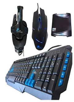 أتش جي مجموعة ألعاب لوحة المفاتيح والماوس (HG Extreme) للكمبيوتر الشخصي 4 في 1  - Image 3