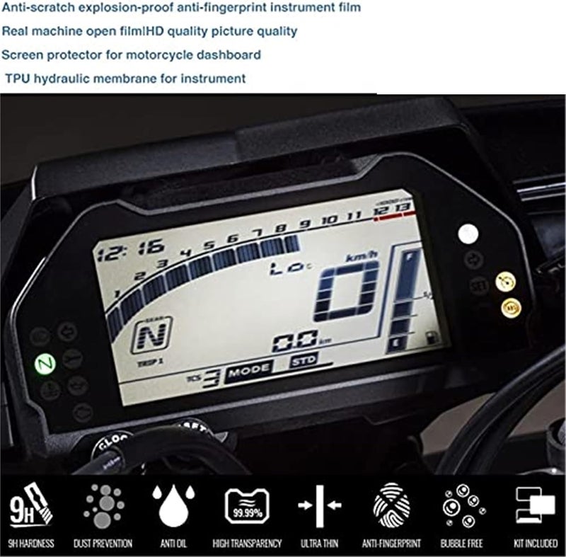 Vuzmode Motorcycle Dashboard Screen Protector Film - Image 2